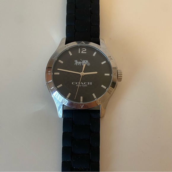 COACH Stainless Steel Rubber Strap Watch - Picture 6 of 6